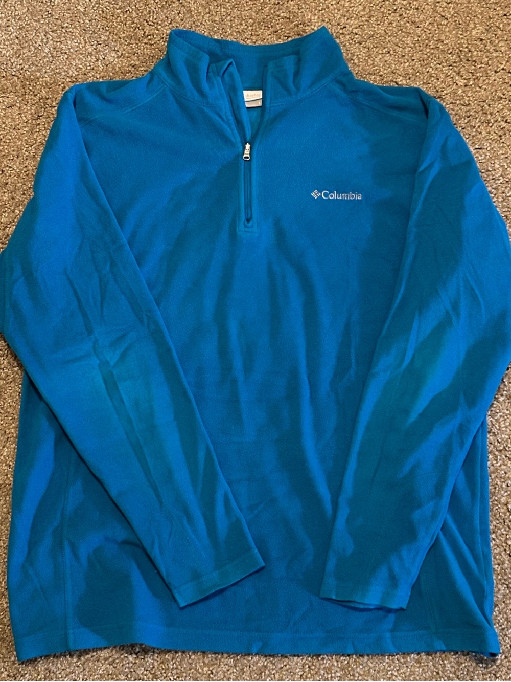 Columbia Men's Blue Quarter-Zip Lightweight Pullover